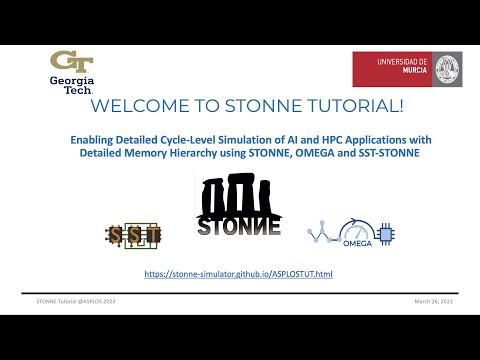 STONNE and OMEGA tutorial, ASPLOS 2023