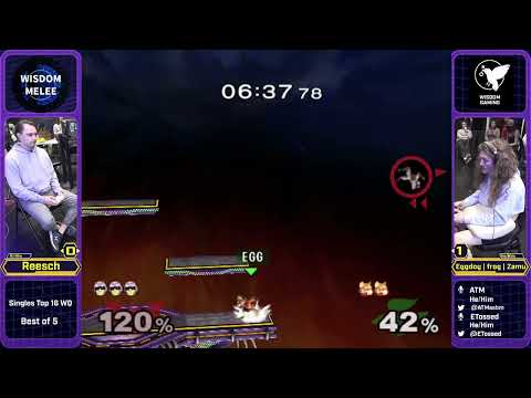 Wisdom Melee 2 - Winners Quarter Finals: Reesch(Captain Falcon) vs Zamu(Fox)