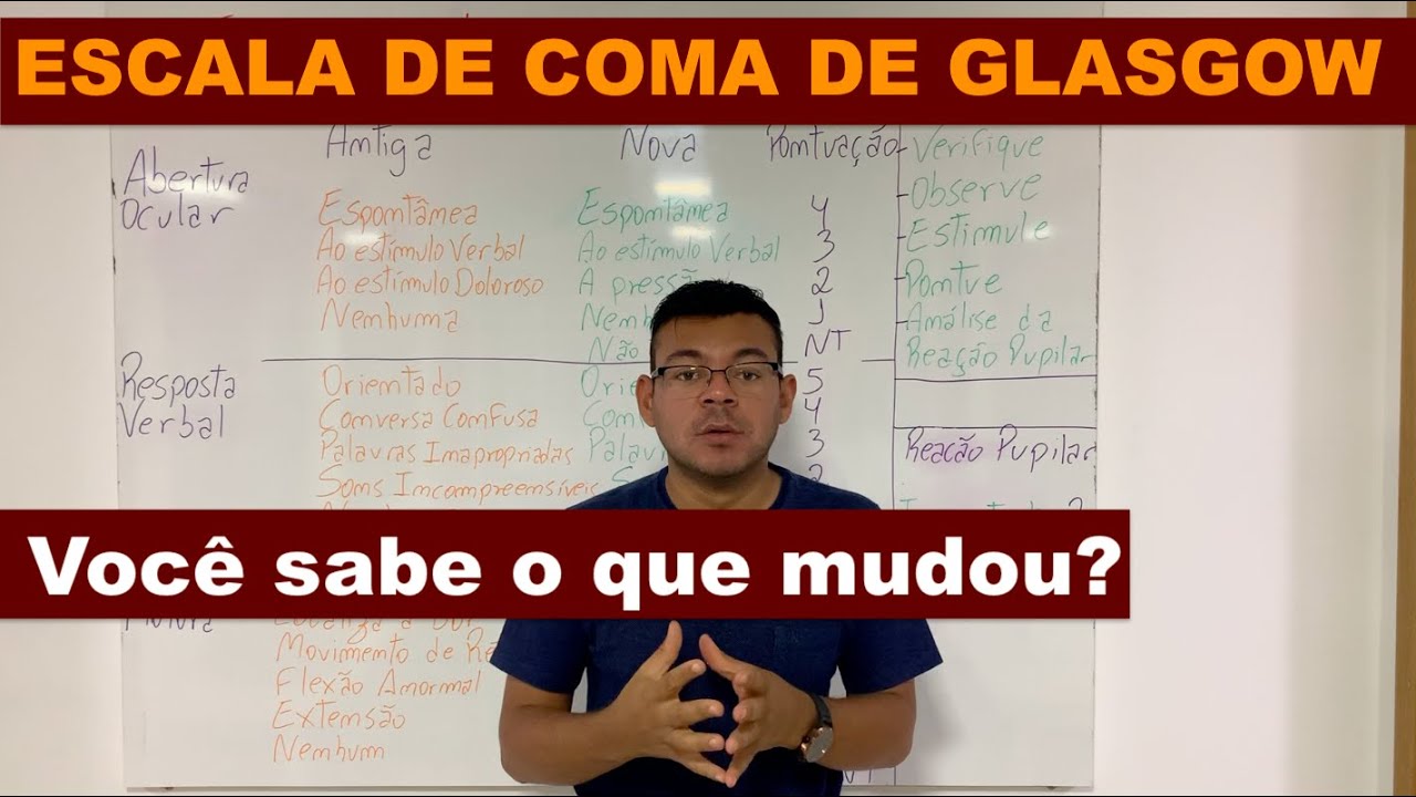 Veja o que mudou na Escala de Glasgow