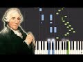 Rondo All Ongarese Joseph Haydn Piano Tutorial Synthesia