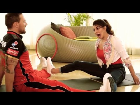 Jacqueline Fernandez vs Brendon McCullum || Yoga Girl || IPL 2018 || RCB