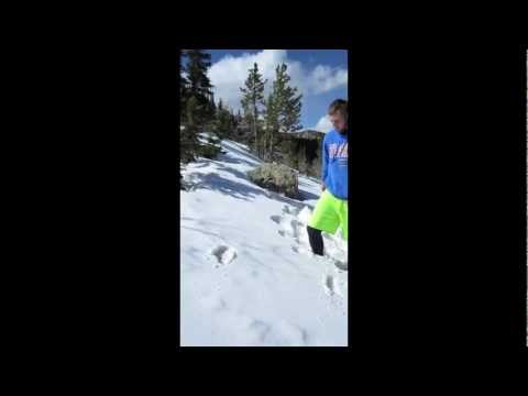 Ice Spin Frisbee Trick Shot