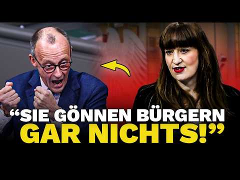 Sie FALTET Merz Komplett ZUSAMMEN! Heidi Reichinnek Mit Einer WAHNSINNSREDE!