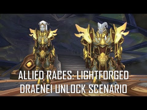 Lightforged Draenei Allied Race Unlock Questline