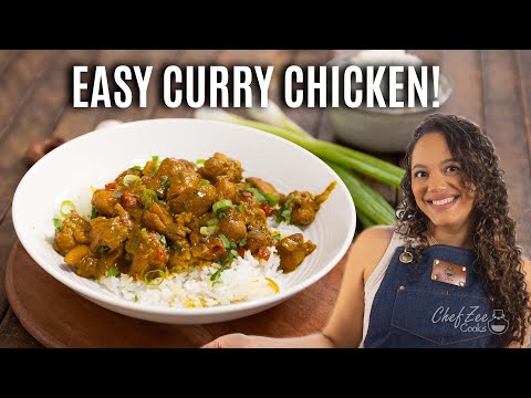 Easy Curry Chicken Recipe with Chicken Thighs | Chef Zee Cooks