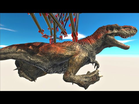 Fly up and hit the Steel Tentacle - Animal Revolt Battle Simulator