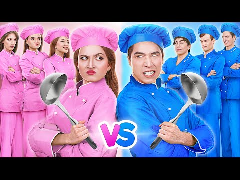 Boys VS Girls Cooking Challenge | Funny Food Situations by Multi DO Team