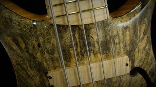 Video thumbnail for Warwick Custom Shop Masterbuilt - Infinity - 5 String - 3/8" California Buckeye Burl Top #17-3620 by Framus & Warwick