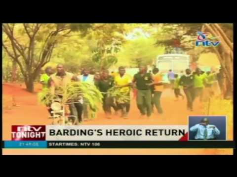 EA football champions Barding welcomed back home in syle