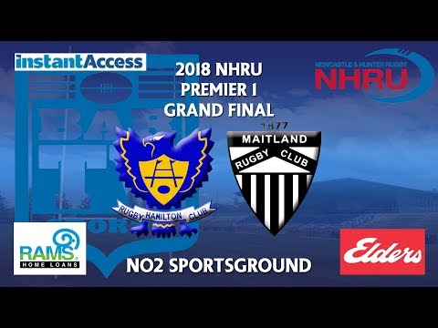 2018 NHRU Prem 1 Grand Final - Hamilton Hawks v Maitland
