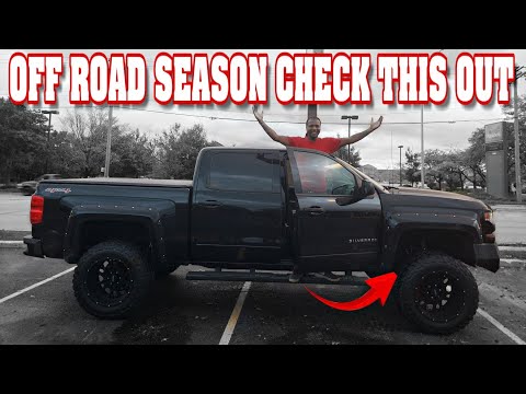 UPDATE ON MY 34 INCH RIMS AND CHECK OUT THIS TRUCK WE LIFTED AND CUSTOMIZED