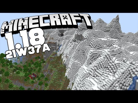 Die Berg-Biome im Detail - 21w37a Snapshot