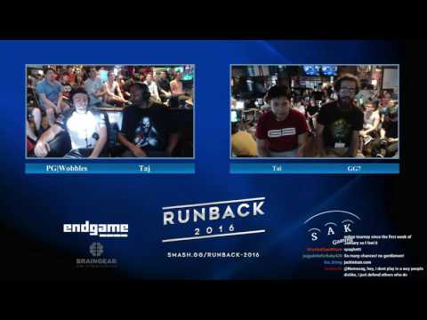 Runback 2016 Melee Singles Pro Losers Top 8 - Tai (Marth) vs GG7 (Captain Falcon)