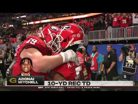 Ohio State vs Georgia THRILLING Ending | 2022 College Football