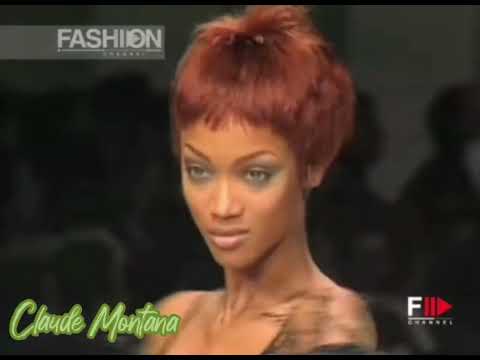 Tyra Banks On The Runway - Claude Montana 1994 Spring/Summer