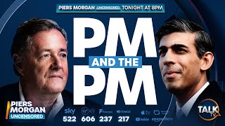 TONIGHT: Piers Morgan interviews Prime Minister Rishi Sunak on TalkTV