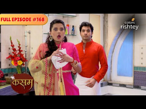 Rishi and Tanuja stuck in a bathroom | Kasam - Tere Pyaar Ki | Full Episode 168 | Colors Rishtey