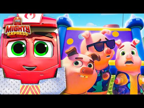 Popstar Piggies in the House! 🐷 FAST TRACKS 🐷 Mighty Express Season 4 - Mighty Express Official