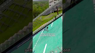 World Record Fakie Down A Ski Slope 👏