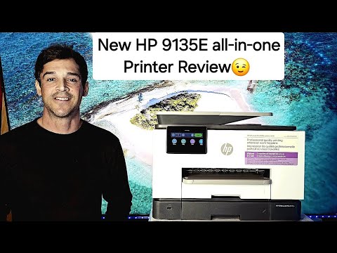 NEW Hp 9135e OfficeJet Pro all-in-one Printer Review Unboxed setup features specs performance &more😉
