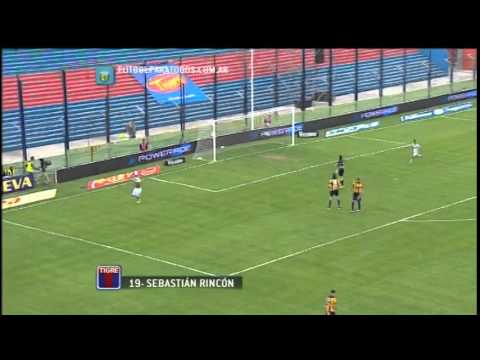 Gol de Sebastián Rincón,  Tigre 3-1 Rosario Central