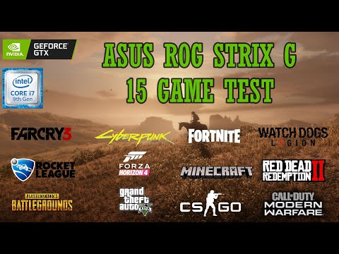 ASUS ROG STRIX G G531GT PERFORMANCE TEST IN 15 GAMES [GTX 1650] [Intel i7 9TH gen]  🚀🚀