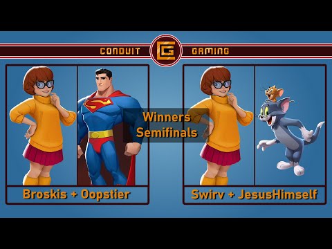 Broskis ( Velma ) + Oopstier ( Superman ) vs Swirv ( Velma ) + JesusHimself ( T&J ) -[Winners Semis]