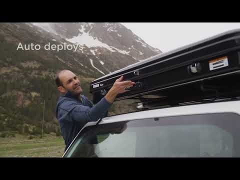 Thule Basin 2 Hardshell Roof Top Tent (Closeout) video poster
