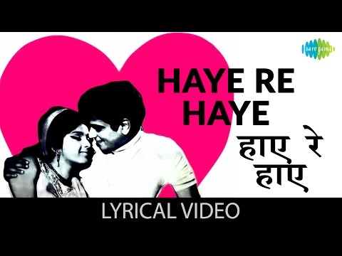 Haaye re Haaye with lyrics | हाय रे हाय गाने के बोल | Humjoli | Jeetendra, Leena Chandravarkar