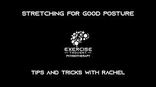 Stretching for good posture
