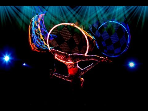 LED Aerial Hoop - Demo 2018