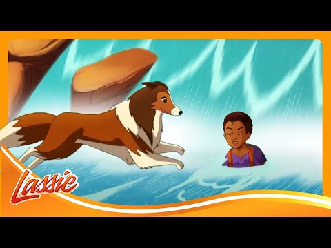 Lassie & Zoe Save the Cougar! 🐶| The New Adventures of Lassie | Cartoons for Kids