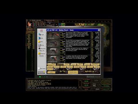 Jagged Alliance 2 1.13 mod early game weapon shop.