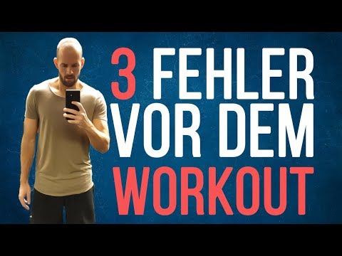 VERMEIDE diese 3 FEHLER vor dem TRAINING!!!