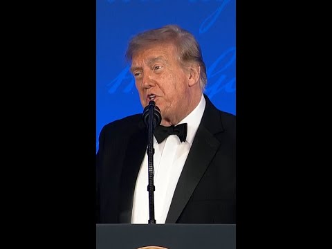 Trump denounces political violence at WHCA dinner