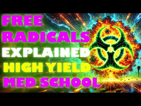 🔥 "Free Radicals EXPLAINED! How do free radicals cause disease & how can you stop them? USMLE PREP ⚡