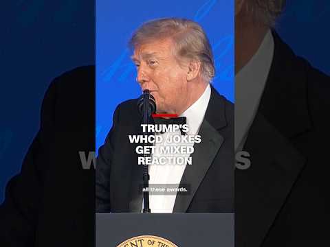 Trump's WHCD jokes get mixed reaction