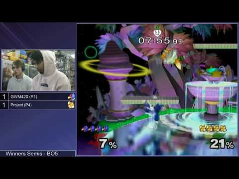 GSS 108 SSBM - GWM420 (Falco, Fox) vs. Project (Default Fox) - Melee WSF