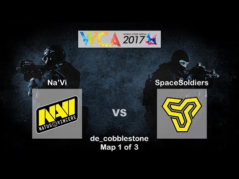 Na'Vi vs SpaceSoldiers WCA Europe 2017 Map 1 Cobblestone BO3