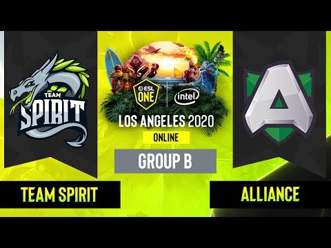 Dota2 - Alliance vs. Team Spirit - Game 3 - Group B - EU/CIS - ESL One Los Angeles