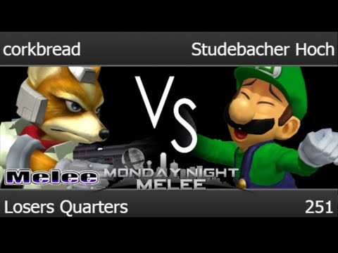 MNM 251 - corkbread (Fox) vs TLOC | Studebacher Hoch (Luigi) Losers Quarters - Melee