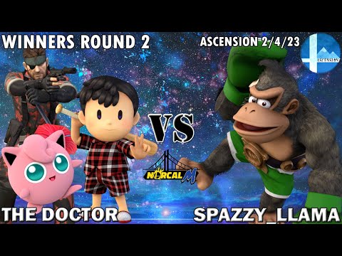 "Ascension 2/4/23" - The Doctor (Jiggs/Ness/Snake) v. Spazzy_Llama (DK) - Winners R2