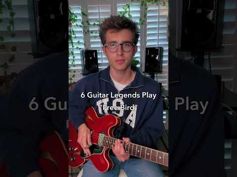 6 Guitar Legends Play "Free Bird"