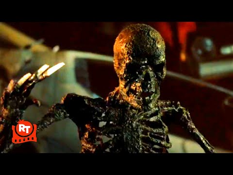 A Nightmare on Elm Street 3 (1987) - Freddy's Skeleton Attacks Scene | Movieclips