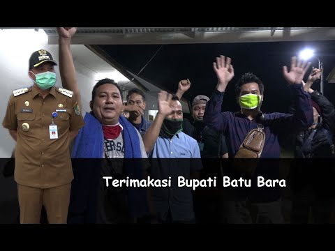 Ungkapan kebahagiaan pekerja migran asal Batu Bara yang di pulangkan