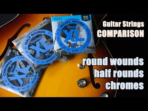 D'Addario ECG25 XL Chromes ~ Flat Wound ~ Light ~ Electric Guitar Strings, 12-52, wound 3rd ~ NIB image 3