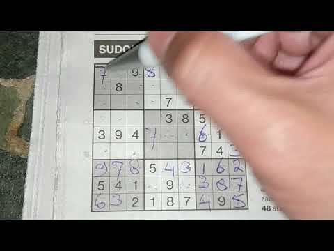 Wall of numbers in this Medium Sudoku puzzle (with a PDF file) 05-23-2019