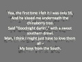 Pistol Annies "Boys From The South" lyrics - ashlee irwin Pistol Annies "Boys From The South" lyrics