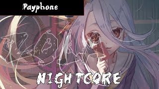 Nightcore - Payphone (Crown The Empire)