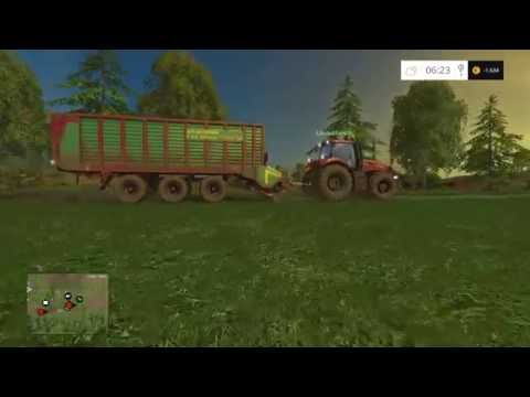 Landwirtschafts Simulator 15 [Deutsch] [Ps4] Grassilage herstellen #Multiplayer #2